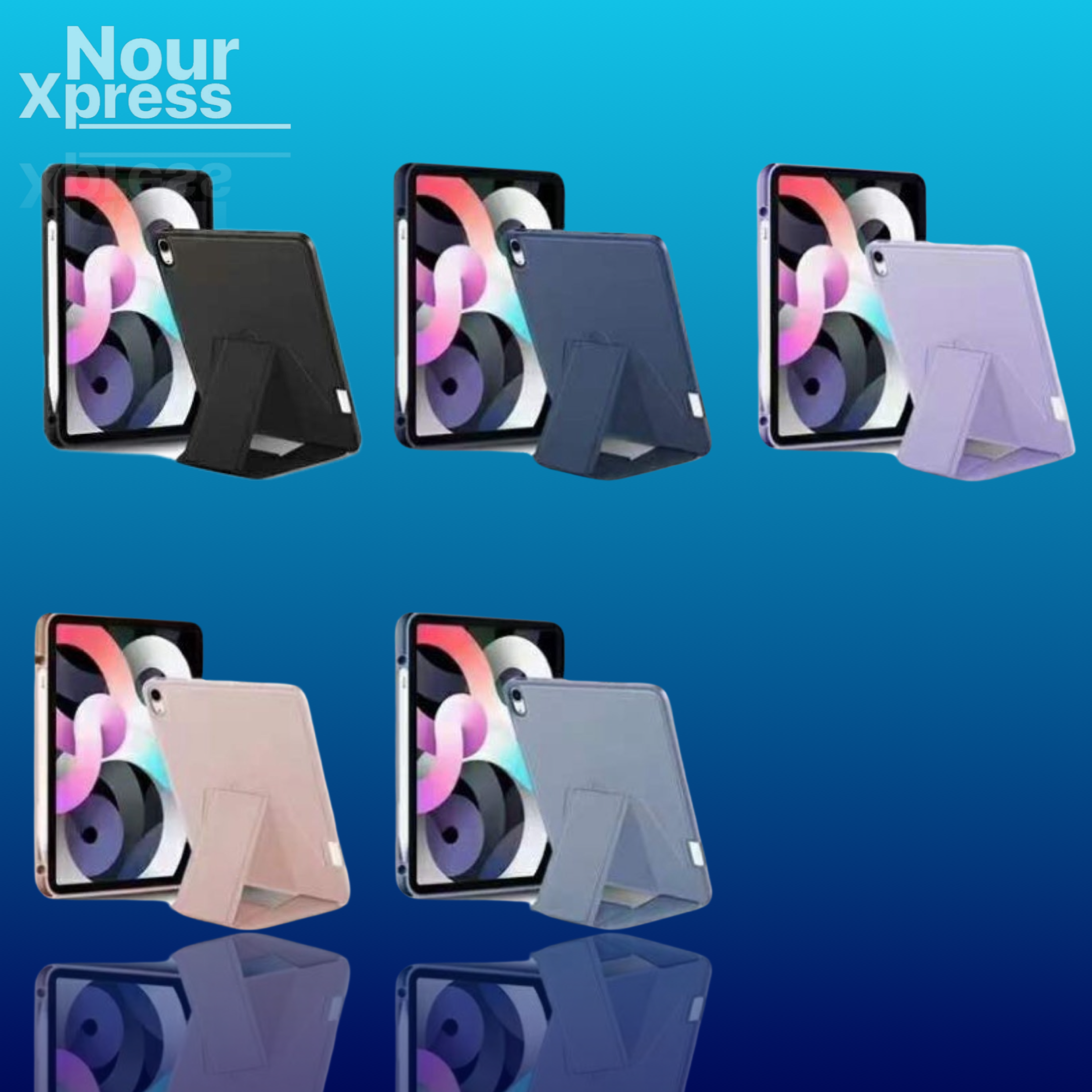 BACK IPAD COVER WITH STAND AND PEN